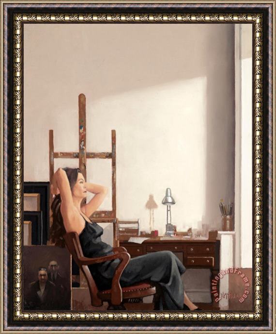 Jack Vettriano Model in The Studio, I Framed Print