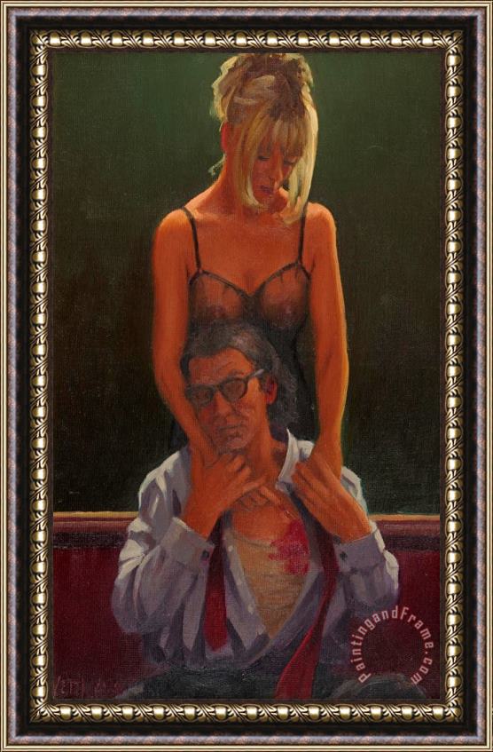 Jack Vettriano My Beautiful Wound Framed Painting