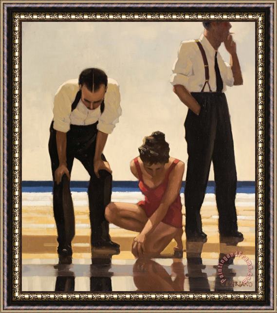 Jack Vettriano Narcissistic Bathers Framed Painting