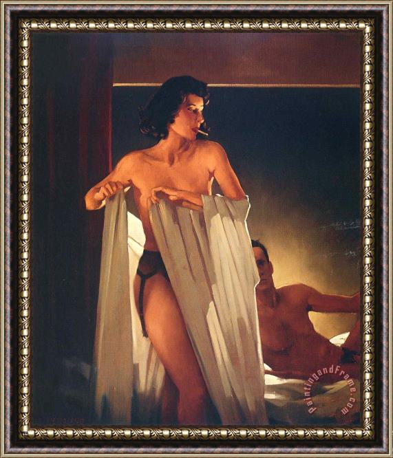 Jack Vettriano Not Identified 3 Framed Painting