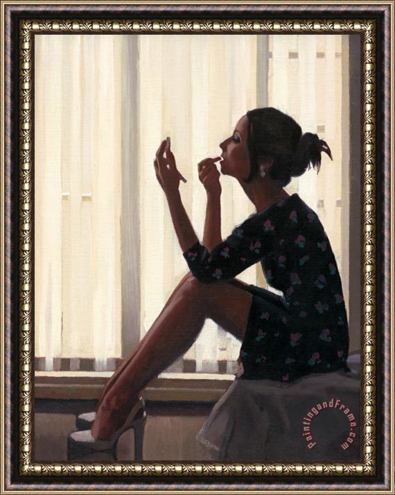 Jack Vettriano Only The Deepest Red Ii Framed Print