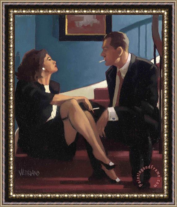 Jack Vettriano Playing The Party Game, 1996 Framed Painting