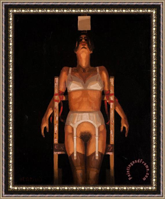 Jack Vettriano Scarlett Ribbons Framed Painting