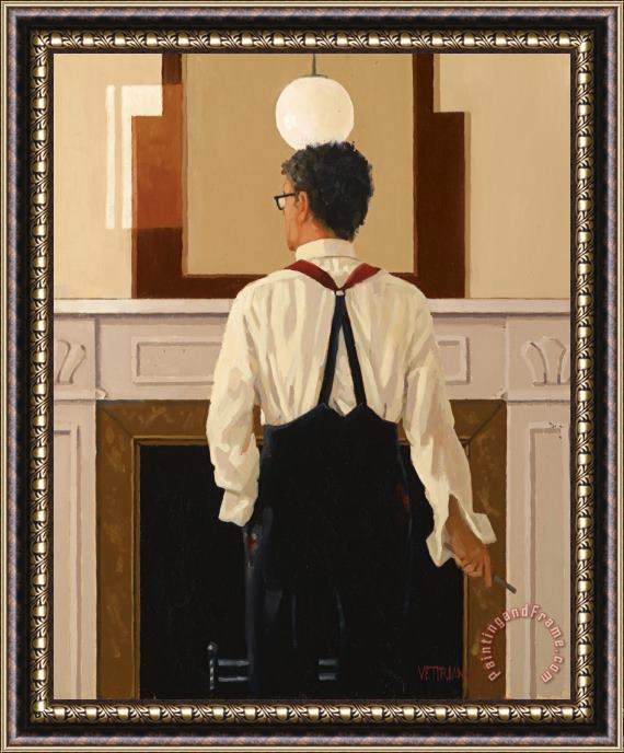 Jack Vettriano Self Portrait After Swannell Framed Print