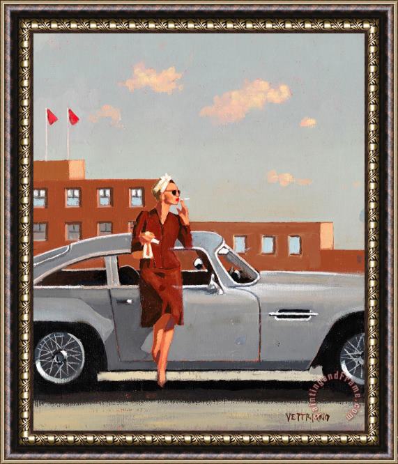Jack Vettriano Study for 'suddenly One Summer', 2013 Framed Painting