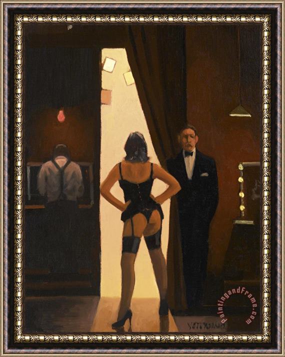 Jack Vettriano Study for Lady Stripper Framed Painting