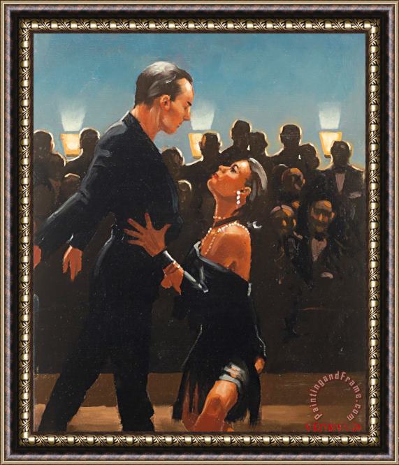 Jack Vettriano Study for Rumba in Black Framed Painting
