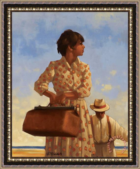 Jack Vettriano Sun Worshippers Framed Painting