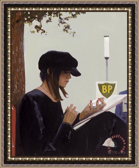 Jack Vettriano The Art of Women, Romance, And Cars Framed Painting