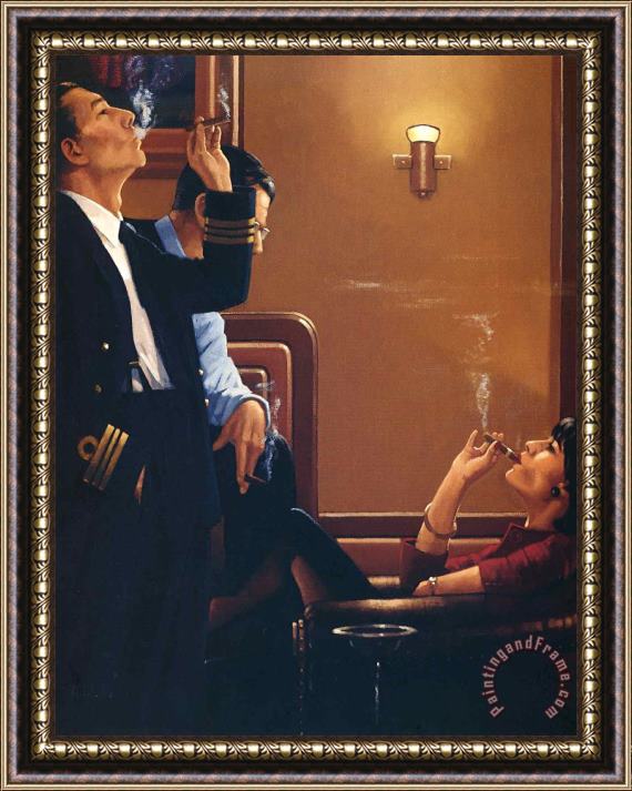 Jack Vettriano The Cigar Divan Framed Painting