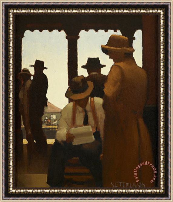Jack Vettriano The Letter, 1992 Framed Painting