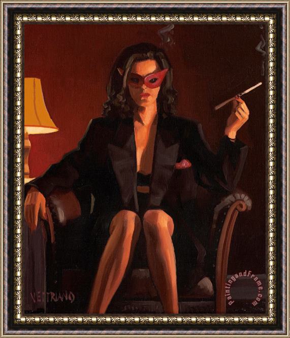 Jack Vettriano The Mask, 1998 Framed Painting