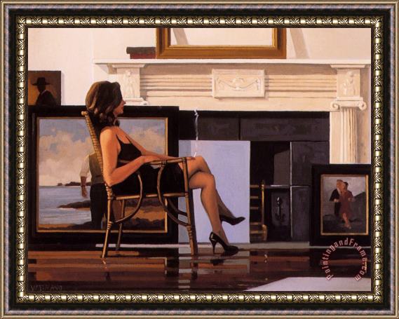 Jack Vettriano The Model And The Drifter Framed Painting