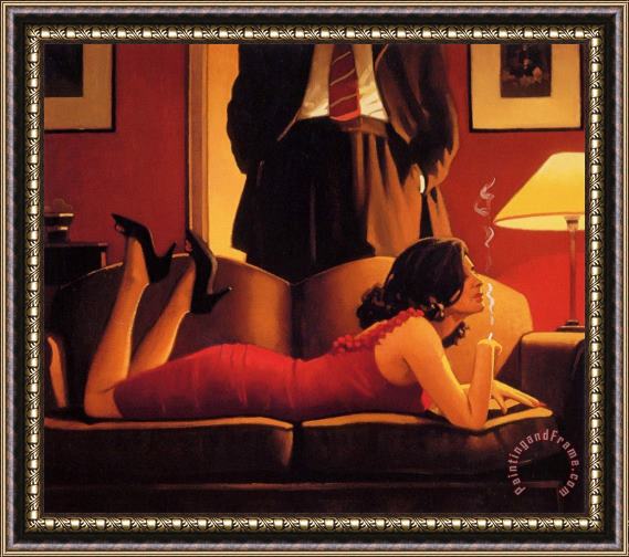 Jack Vettriano The Parlour of Temptation Framed Painting