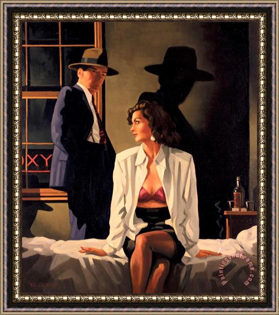 Jack Vettriano The Same Old Game, 1994 Framed Painting