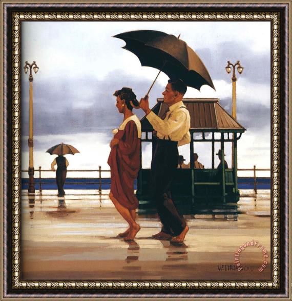 Jack Vettriano The Shape of Things to Come Framed Painting