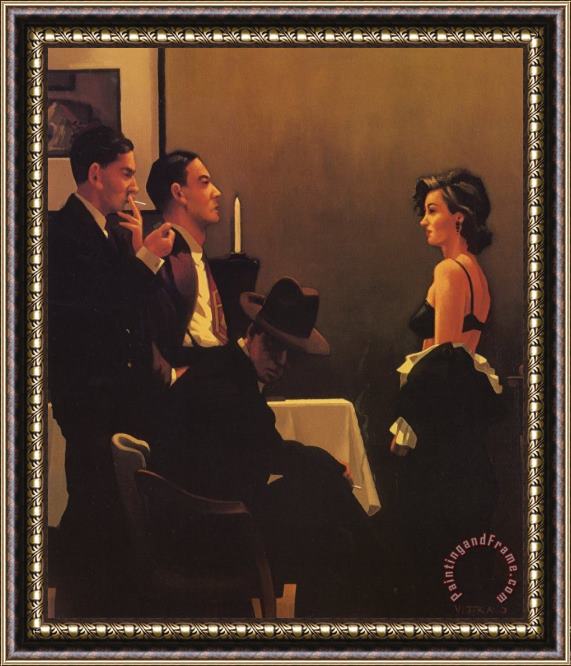 Jack Vettriano We Can't Tell Right From Wrong Framed Painting