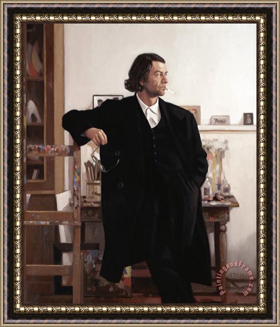 Jack Vettriano Workstation, 1998 Framed Painting