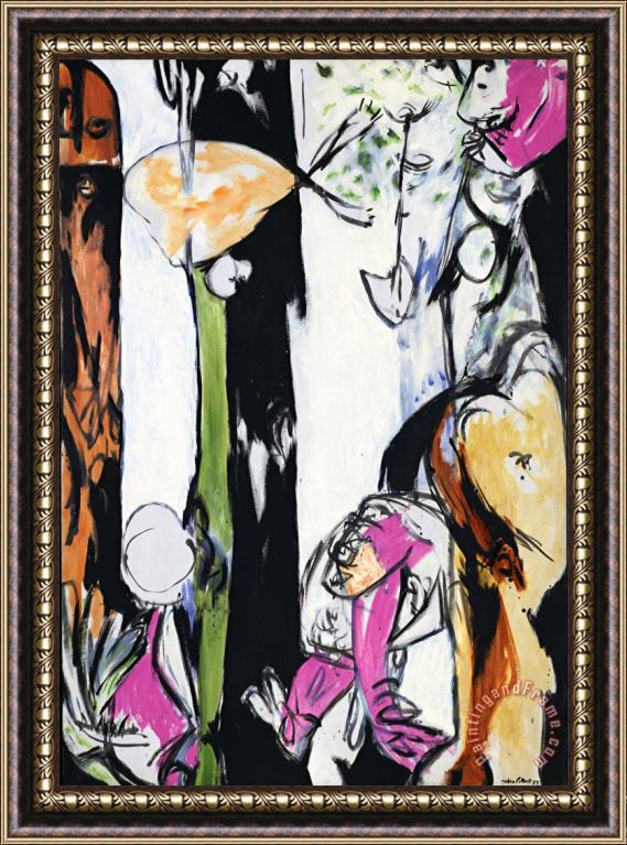 Jackson Pollock Easter And The Totem 1953 Framed Painting