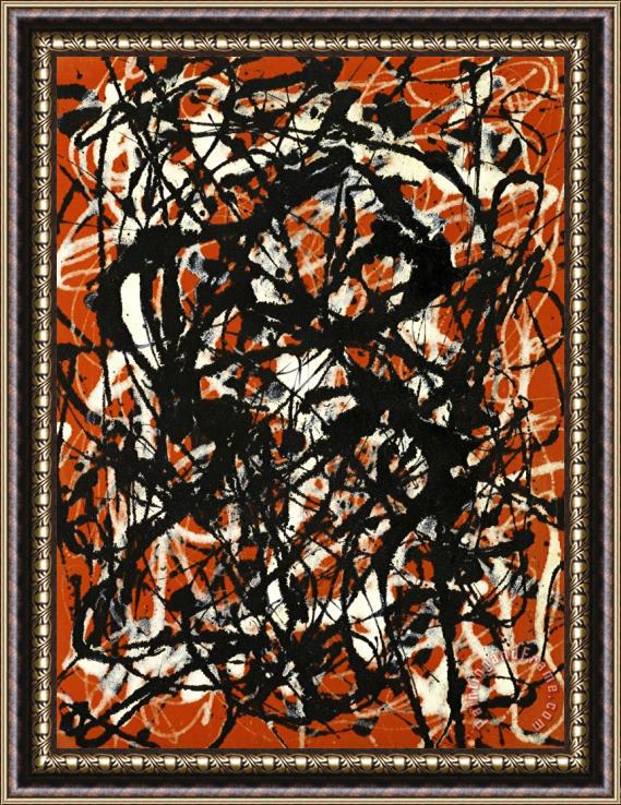 Jackson Pollock Free Form 1946 Framed Print