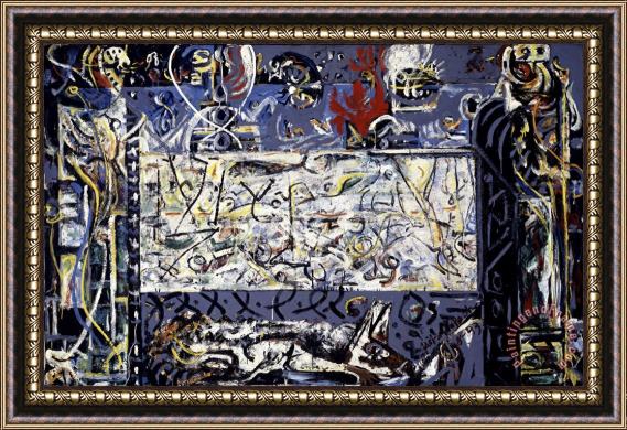Jackson Pollock Guardians of The Secret, 1943 Framed Print
