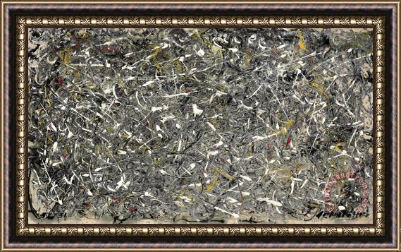 Jackson Pollock Number 28, 1951 Framed Painting