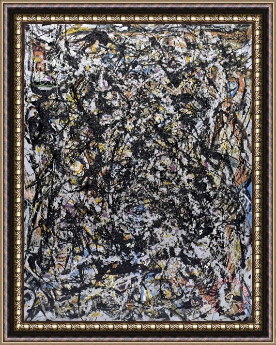 Jackson Pollock Sea Change, 1947 Framed Painting
