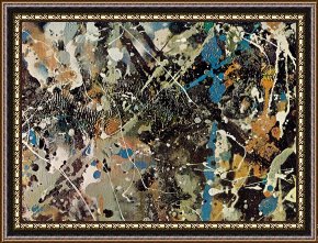 Untitled Framed Prints - Untitled Ii by Jackson Pollock