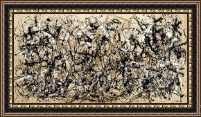 Untitled Framed Prints - Untitled Iii by Jackson Pollock