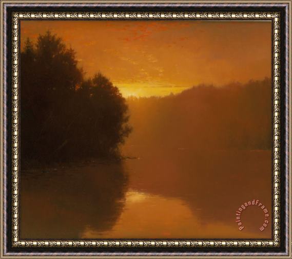 Jacob Collins Yaddo Lake Framed Painting