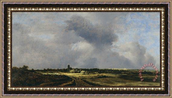 Jacob Isaacksz. van Ruisdael View of Naarden Framed Painting