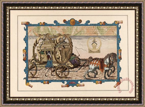 Jacques Androuet Ducerceau Plate 17 From Theatrum Instrumentorum Et Machinarum by Jacques Besson Framed Print