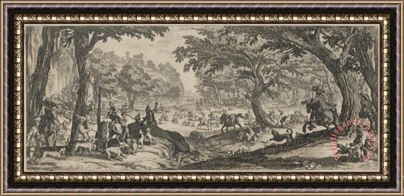 Jacques Callot The Stag Hunt Framed Print