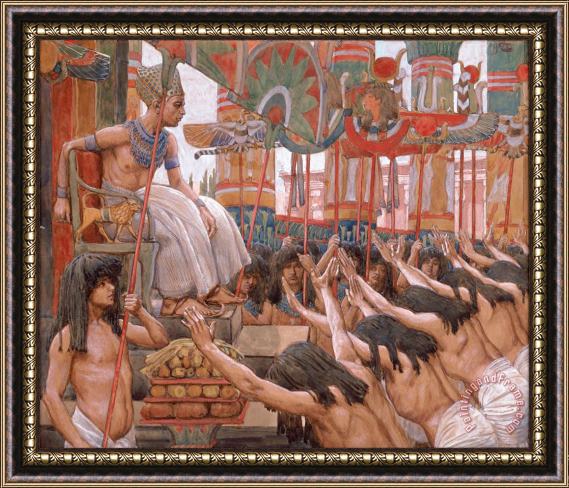 Jacques Joseph Tissot  Joseph Dwelleth in Egypt Framed Painting