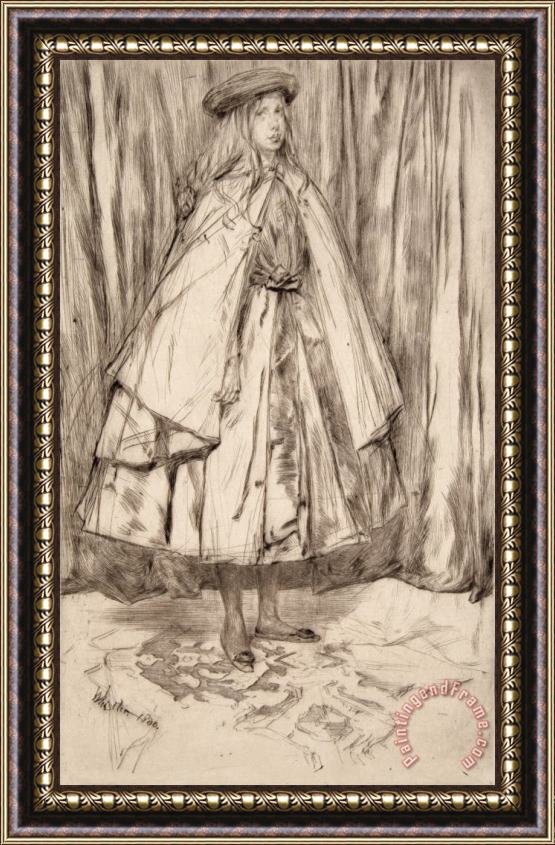 James Abbott McNeill Whistler Annie Haden Framed Painting