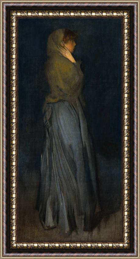 James Abbott McNeill Whistler Arrangement in Yellow And Grey Effie Deans Framed Painting