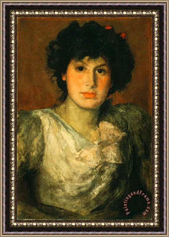 James Abbott McNeill Whistler Miss Lillian Woakes Framed Painting