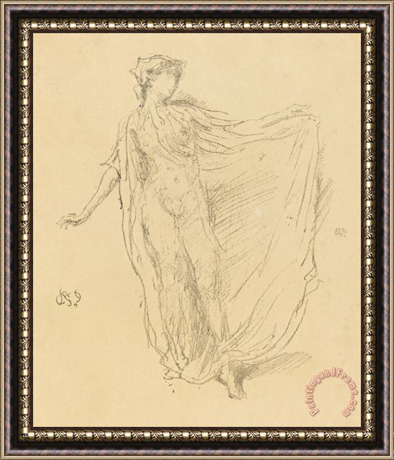 James Abbott McNeill Whistler The Dancing Girl Framed Painting
