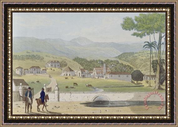 James Hakewill Montpelier Estates - St James Framed Painting