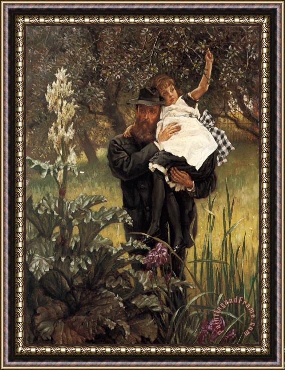 James Jacques Joseph Tissot The Widower Framed Painting