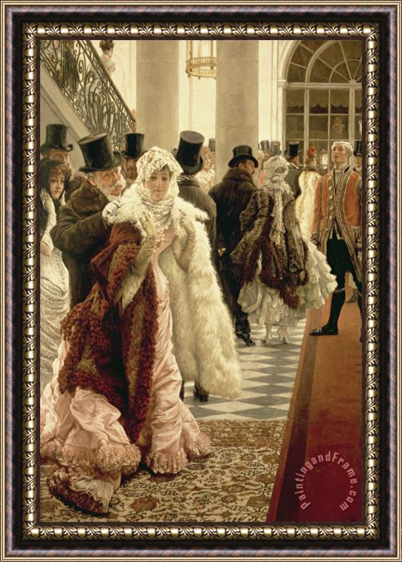 James Jacques Joseph Tissot The Woman of Fashion (la Mondaine) Framed Print