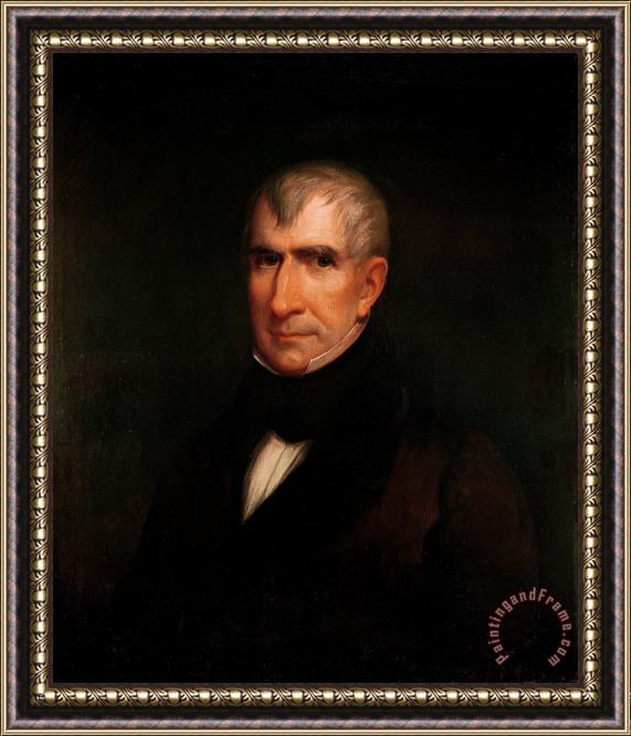James Reid Lambdin William Henry Harrison Framed Painting