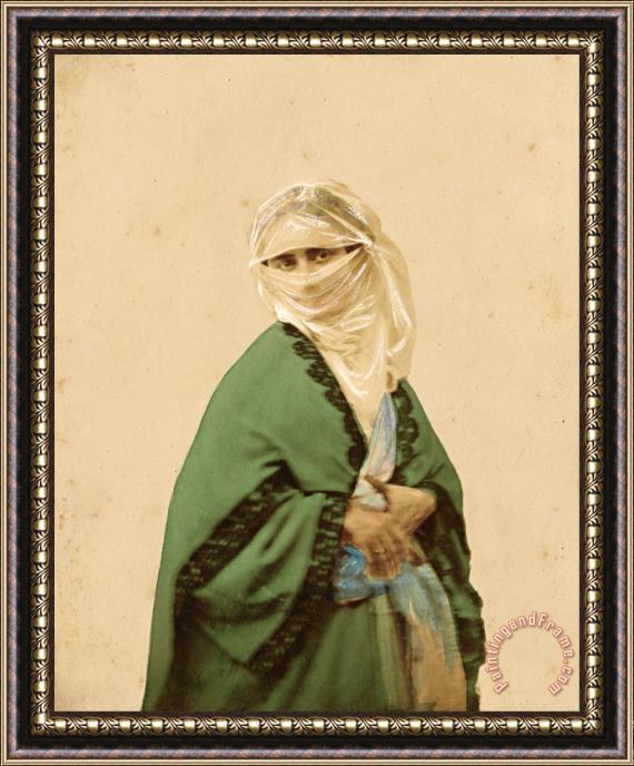 James Robertson  A Turkish Woman in Outdoor Dress Framed Print