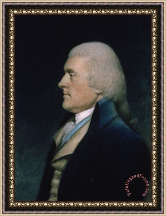 James Sharples Thomas Jefferson Framed Print