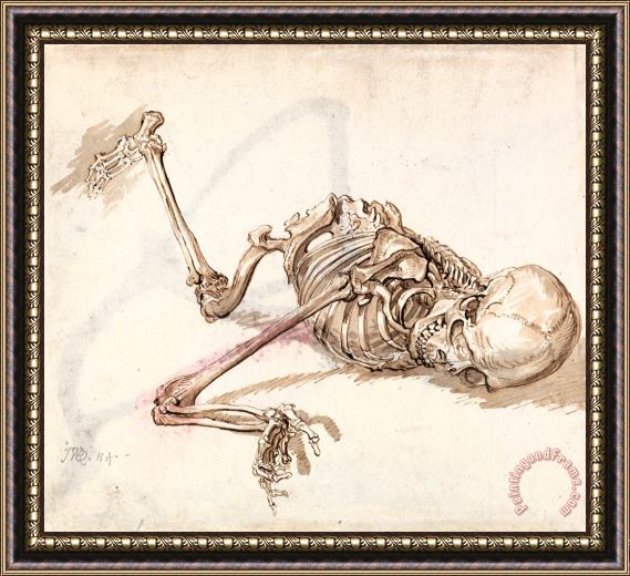 James Ward A Human Skeleton 2 Framed Print