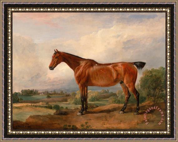 James Ward A Hunter in a Landscape Framed Painting
