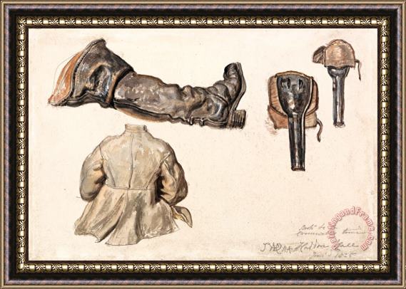 James Ward Boots, Etc. Cromwell's Time, Haddon Hall, Jan. 9, 1825 Framed Print