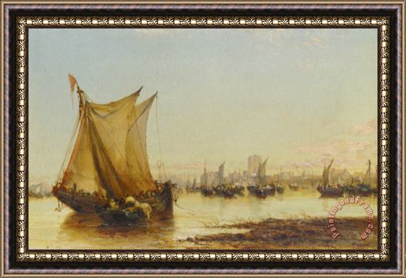 James Webb On The Coast of Holland Framed Painting