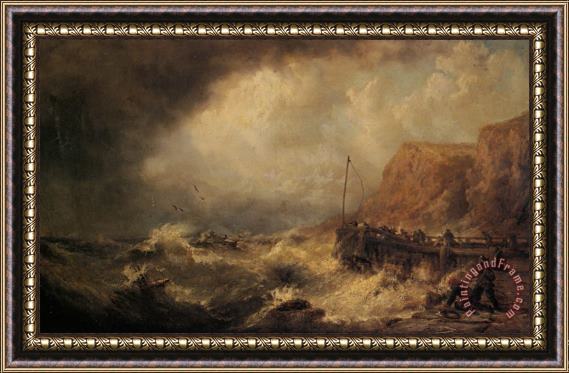 James Webb Shipwrecked Framed Painting