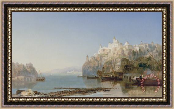 James Webb View of Constantinople on the Bosphorus Framed Print